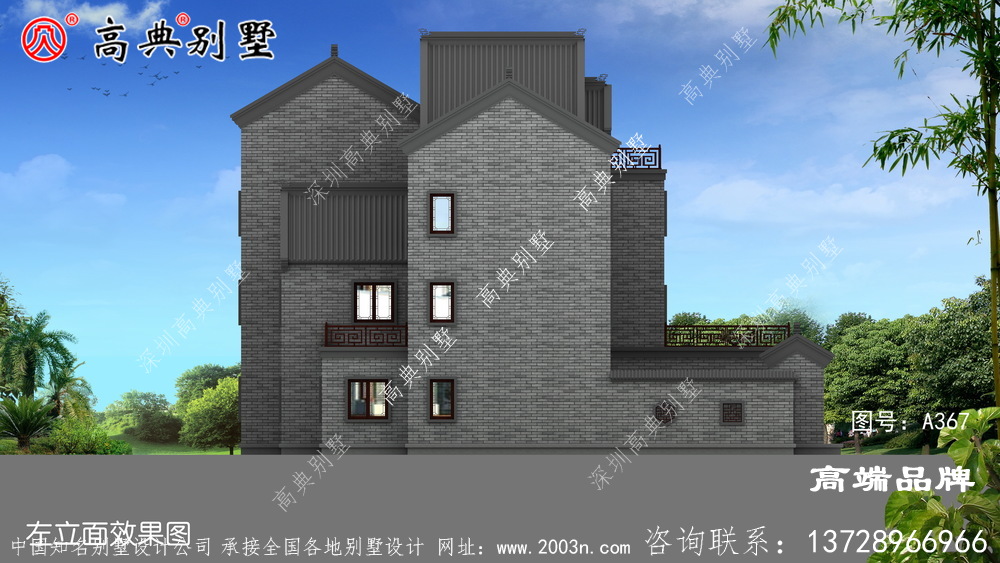 新農(nóng)村三層別墅設計圖
