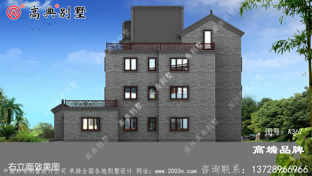 新農(nóng)村三層別墅設計圖