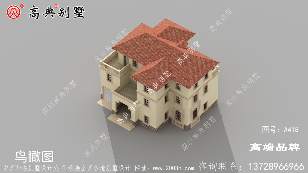 農村三層小別墅圖片