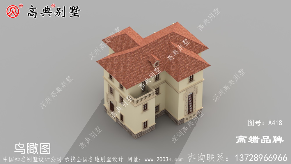 農村三層小別墅圖片