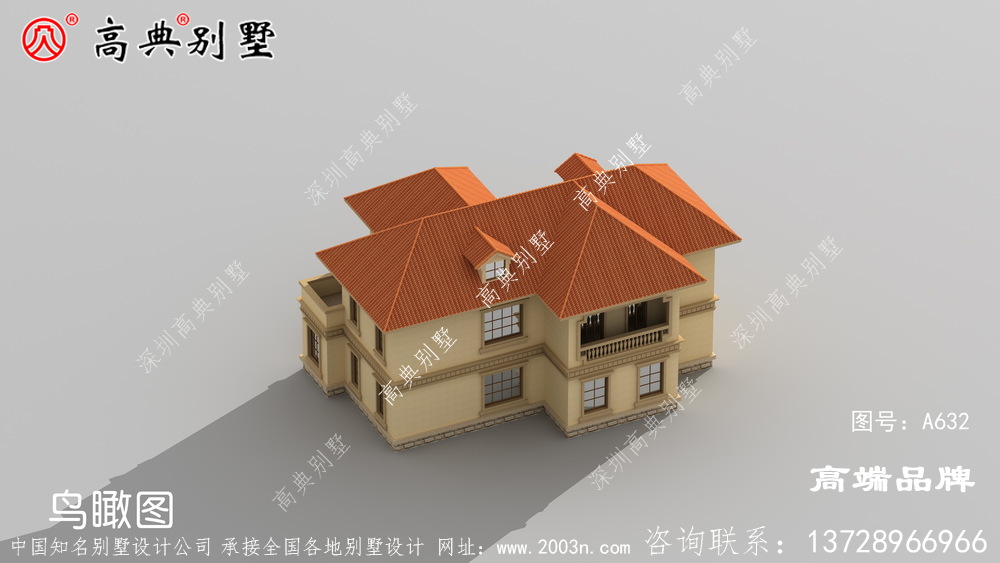 漂亮兩層別墅設計圖