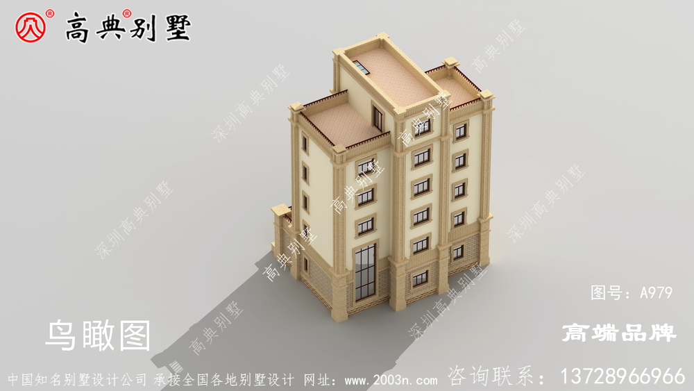 六層歐式別墅設計圖紙