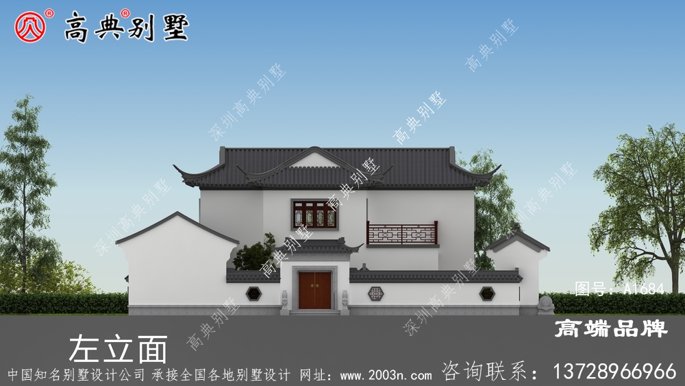 蘇式園林二層別墅設計圖