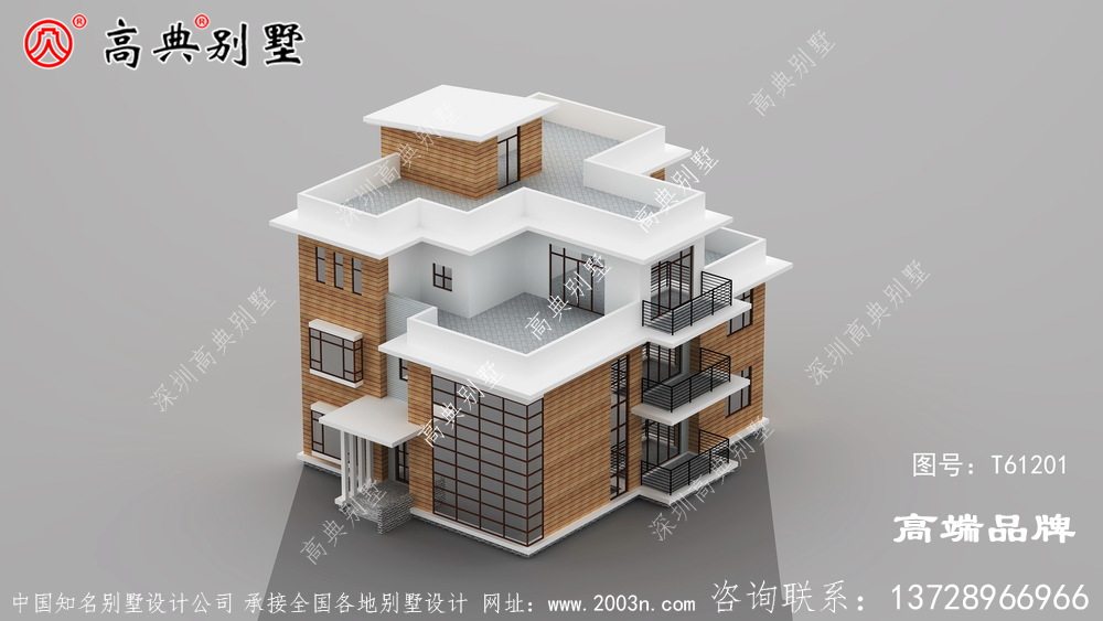 現代簡約別墅效果圖