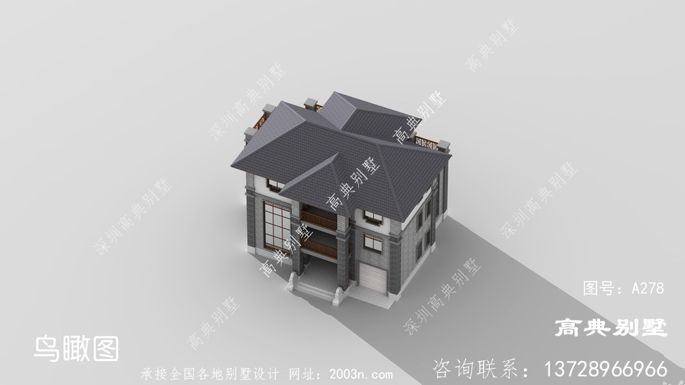 舒適宜居的中式風格新農村小別墅