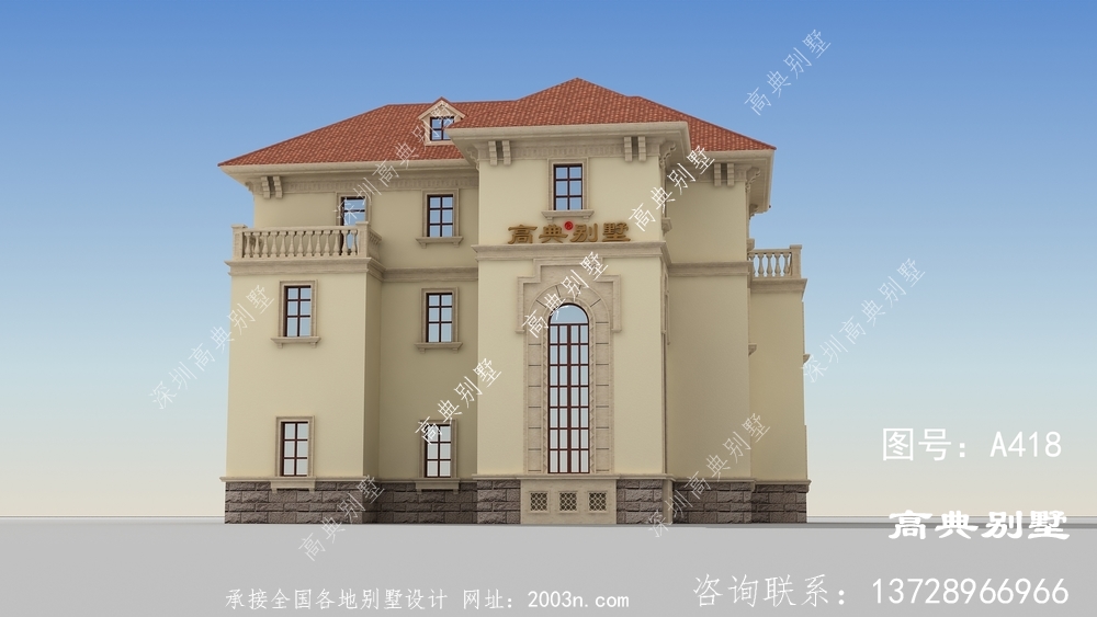 簡單大方的農村歐式風格小別墅