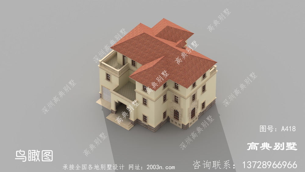 簡單大方的農村歐式風格小別墅