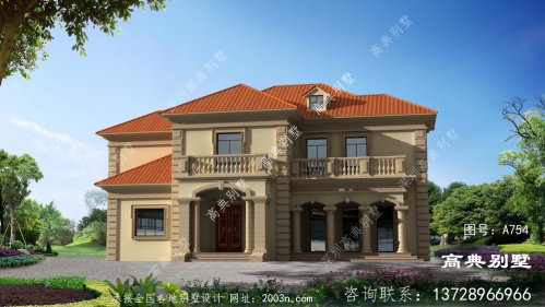 農村自建房二層別墅設計圖