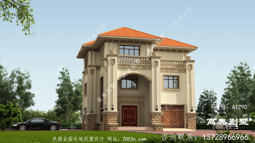 歐式三層小別墅，自建房精品，值得借鑒