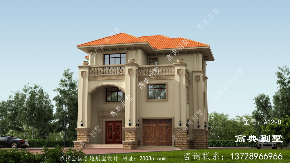 歐式三層小別墅，自建房精品，值得借鑒