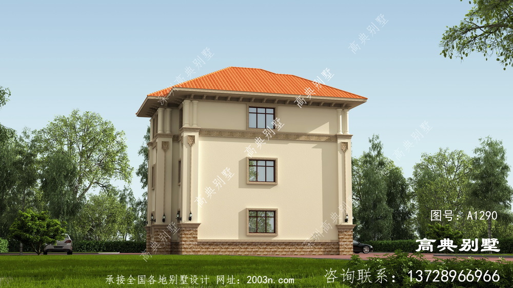 歐式三層小別墅，自建房精品，值得借鑒