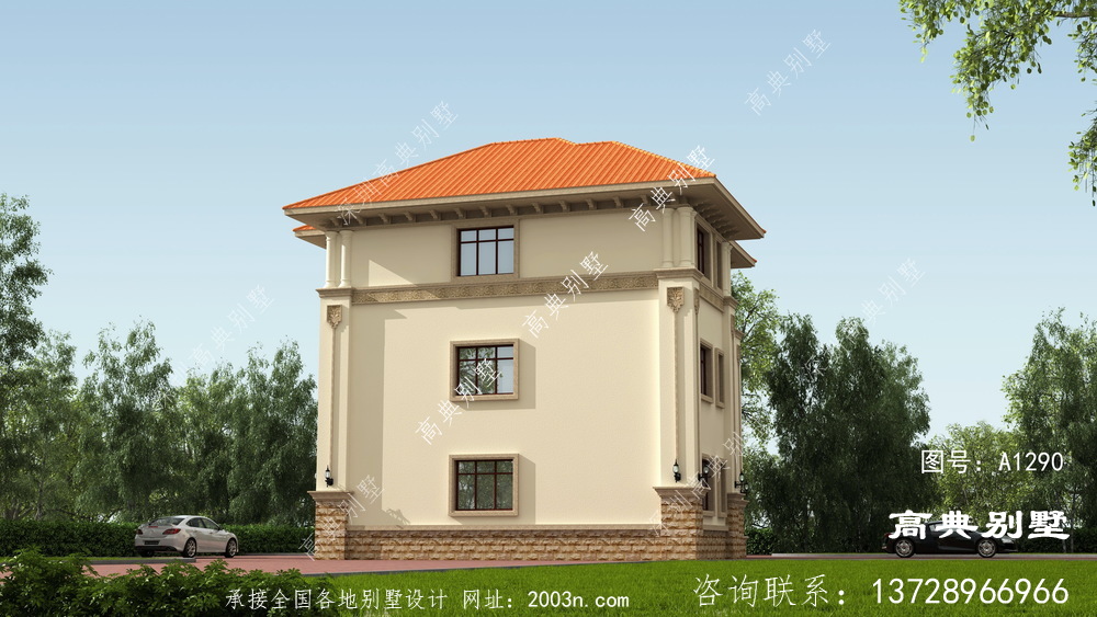 歐式三層小別墅，自建房精品，值得借鑒