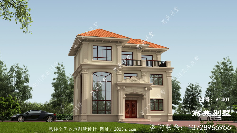 如何建一棟經(jīng)濟型空間又大的歐式三層別墅呢？