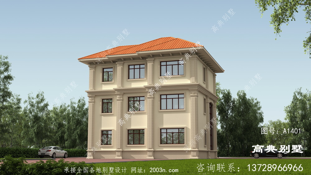 如何建一棟經(jīng)濟型空間又大的歐式三層別墅呢？