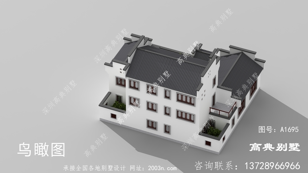 你想建造一棟新中式院子別墅嗎？