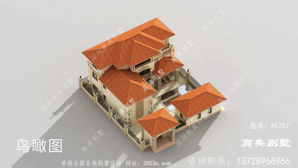 不可多得的意大利風格院子別墅