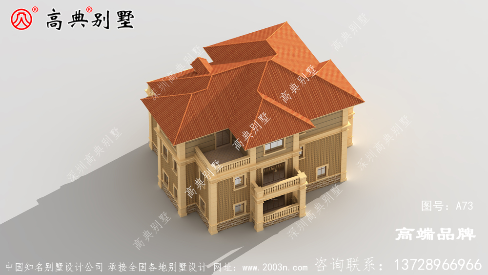 經典歐式別墅外觀設計圖