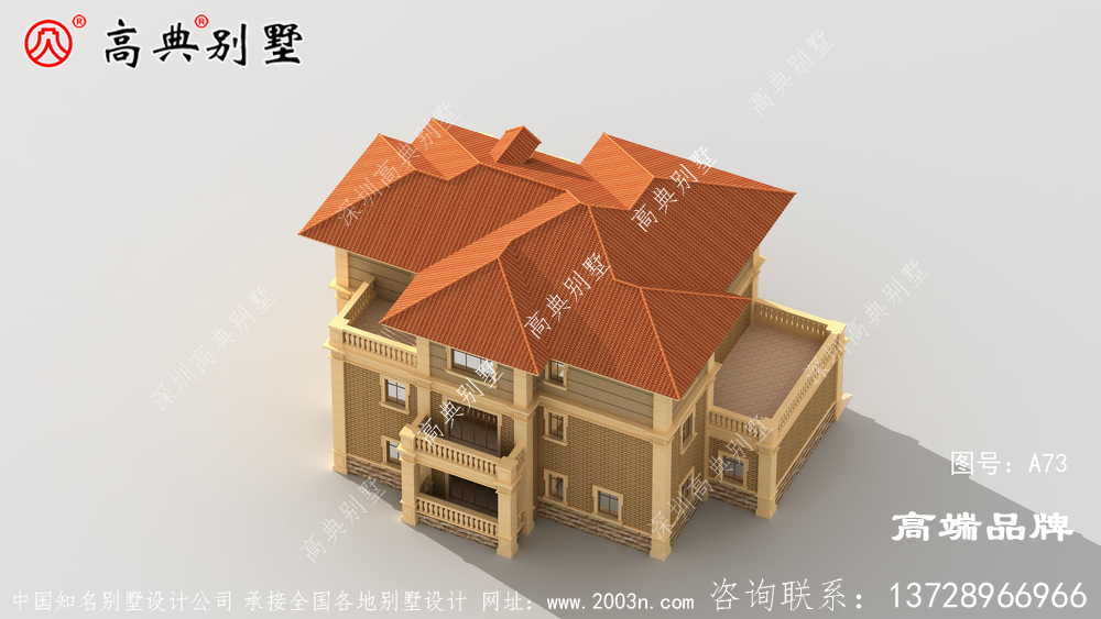 經典歐式別墅外觀設計圖