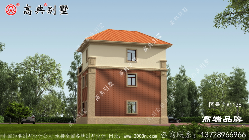 歐式風格三層別墅設計