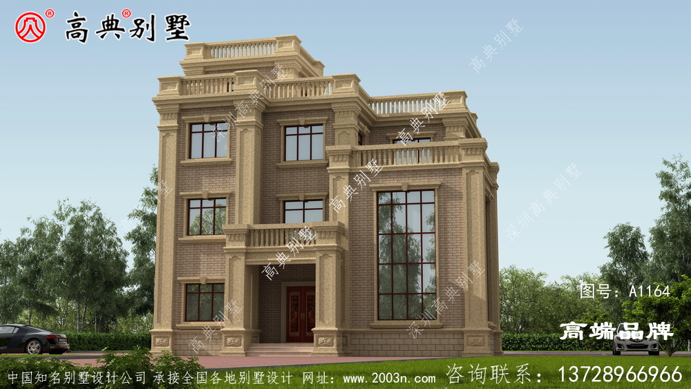 豪宅三層別墅設計圖