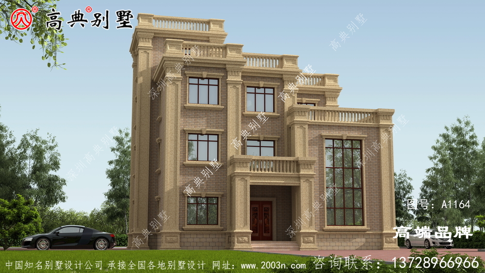 豪宅三層別墅設計圖