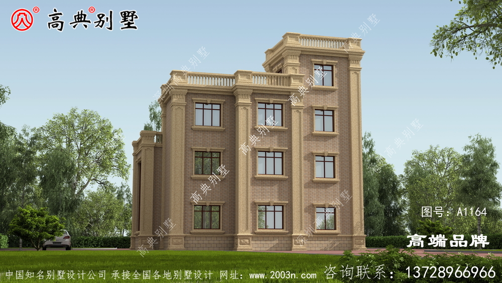 豪宅三層別墅設計圖