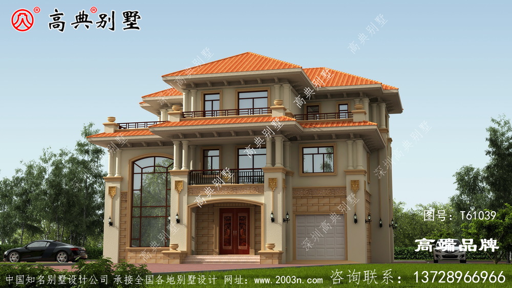 高雅三層歐式別墅設計圖