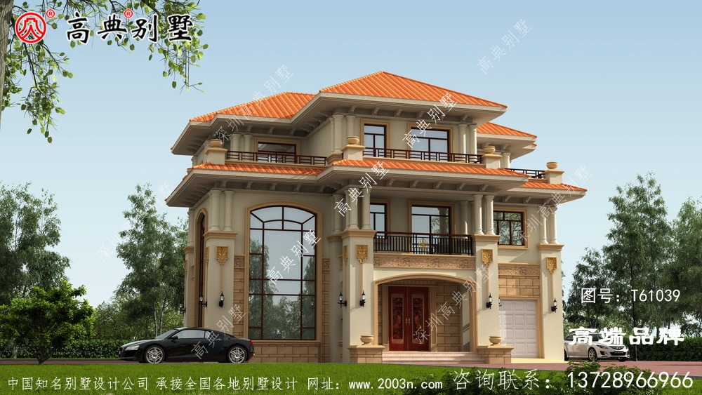 高雅三層歐式別墅設計圖