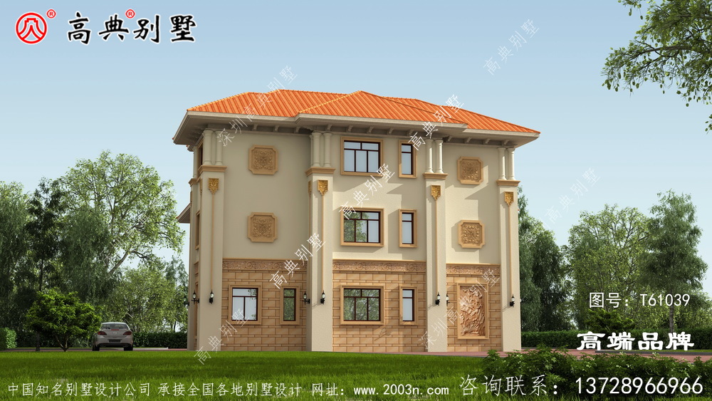 高雅三層歐式別墅設計圖