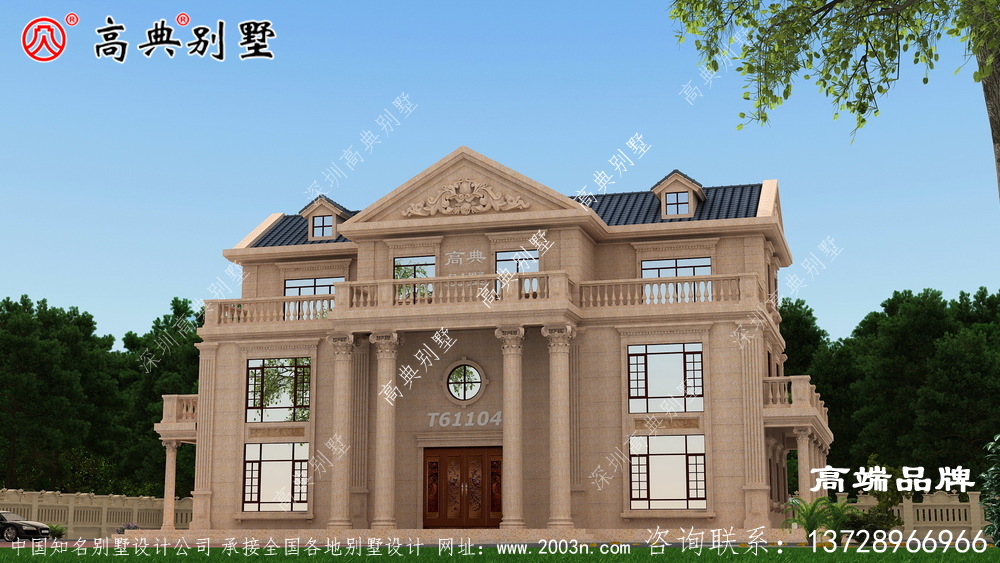 豪宅石材別墅設計效果圖