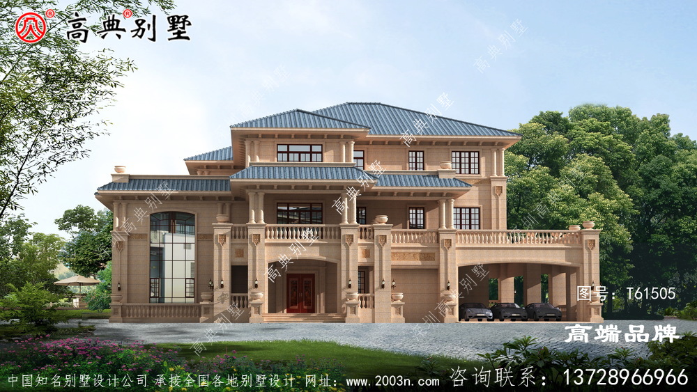 高端三層歐式別墅設(shè)計圖紙及效果圖