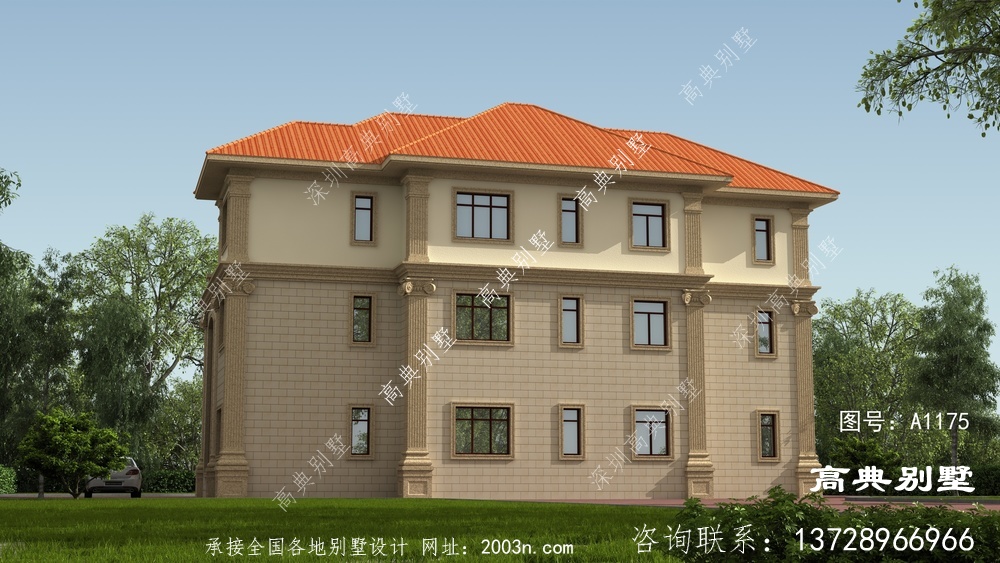 農村自建別墅效果圖，農村建房可參考
