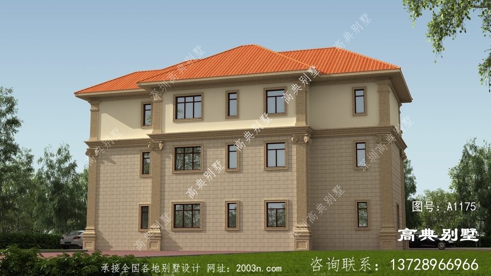 農村自建別墅效果圖，農村建房可參考