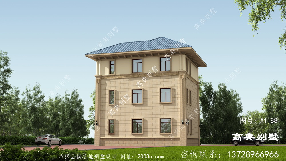 美麗的鄉村小別墅，簡潔大方有氣質