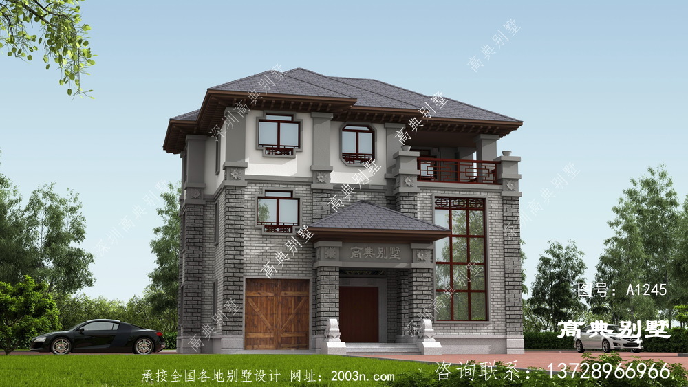 中式別墅這樣建，新穎不老氣