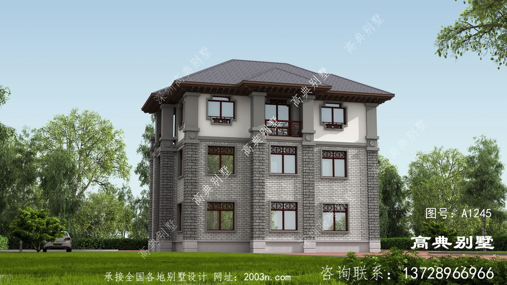 中式別墅這樣建，新穎不老氣