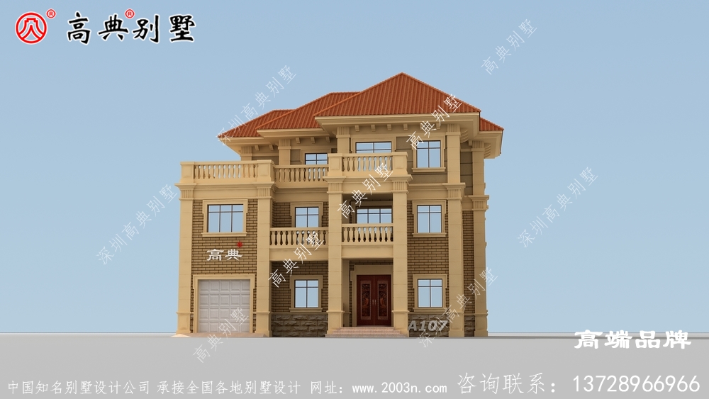 農(nóng)村歐式住宅施工圖設計方案精致大氣