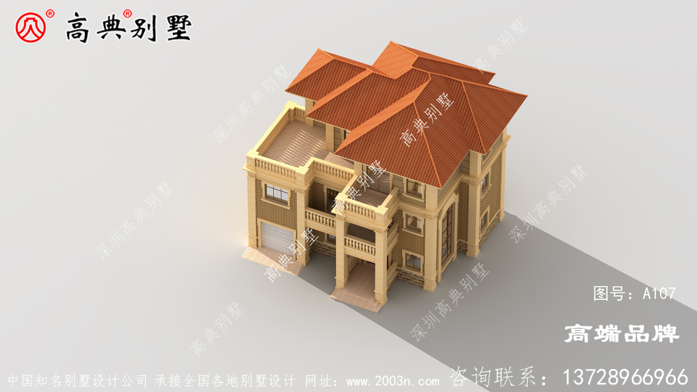 農(nóng)村歐式住宅施工圖設計方案精致大氣
