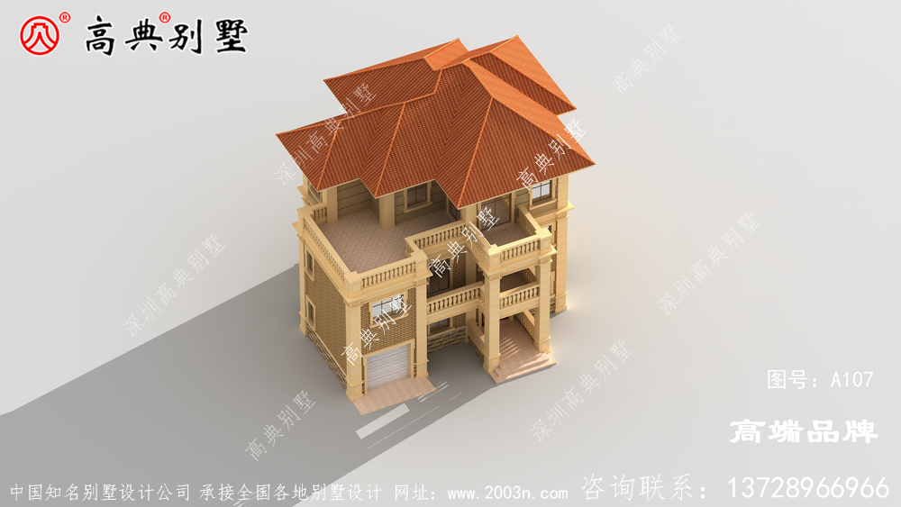 農(nóng)村歐式住宅施工圖設計方案精致大氣