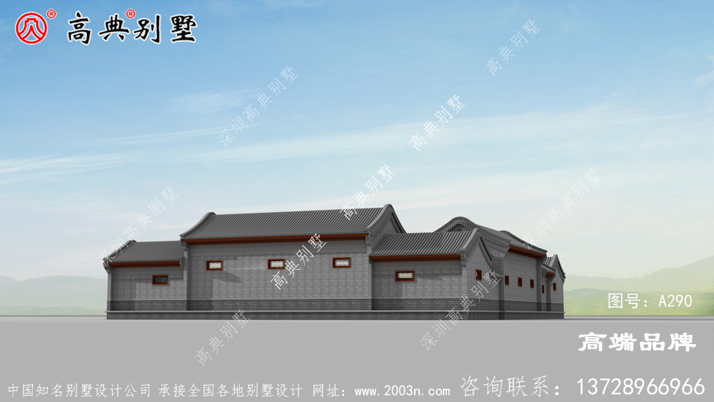 經(jīng)典中式風(fēng)格院子別墅設(shè)計(jì)圖