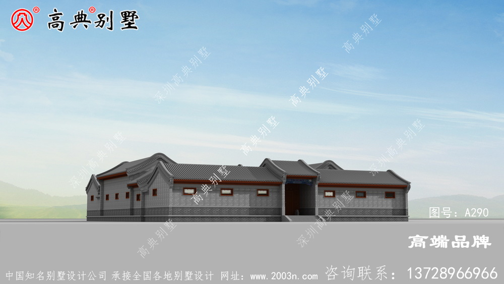 經(jīng)典中式風(fēng)格院子別墅設(shè)計(jì)圖