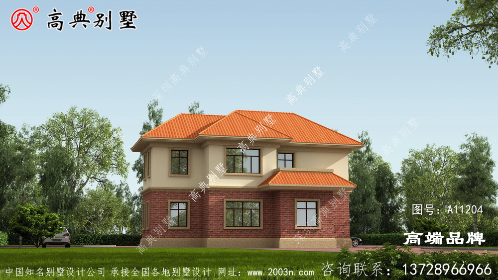 歐式兩層別墅，人人都建的起
