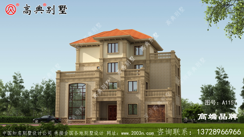 別再建普通的別墅了，要建就建經久不過的歐式石材別墅