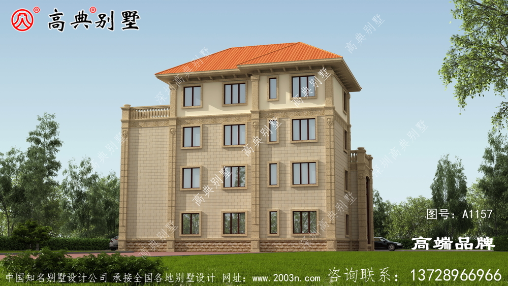 別再建普通的別墅了，要建就建經久不過的歐式石材別墅