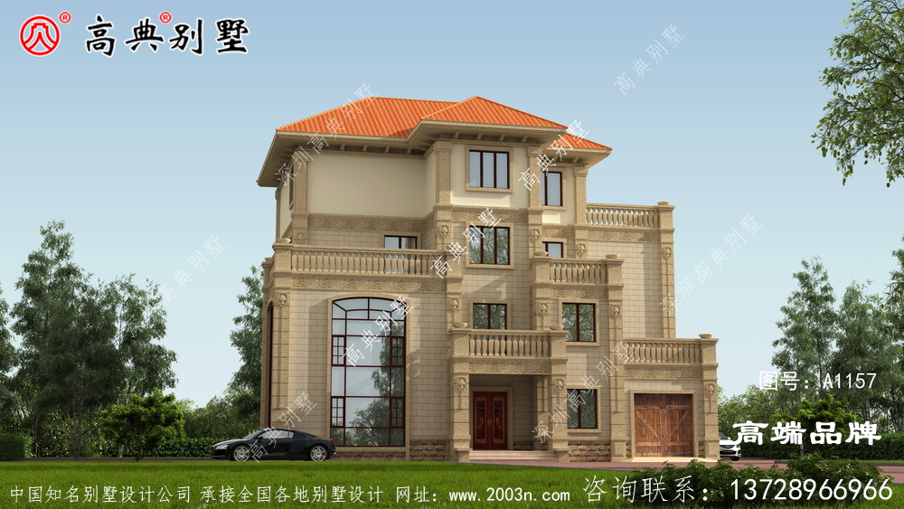 別再建普通的別墅了，要建就建經久不過的歐式石材別墅