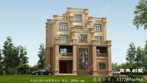 農村五層別墅的自建設計具有獨特的外觀