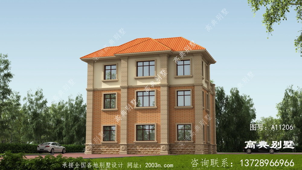 華麗的歐式別墅設計