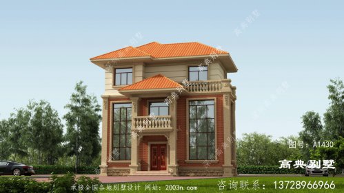 三層農村建別墅設計圖，采光效果優良