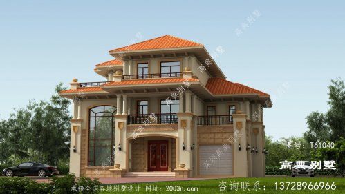 經典復式三層歐式風格別墅住宅設計圖