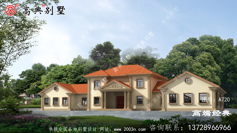 泰州市農村新款別墅圖戶型設計圖
